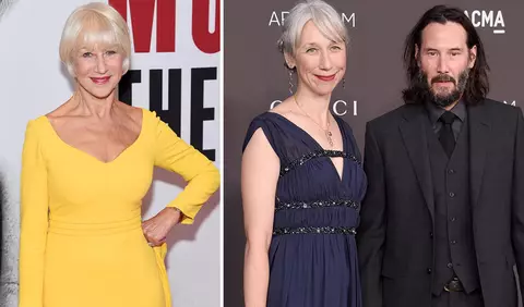 Helen Mirren a fost confundată cu iubita lui Keanu Reeves și a avut cel mai bun răspuns