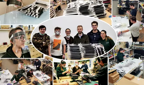 Comunitatea de makeri din România produce viziere de protecție pentru medici, în contextul epuizării echipamentelor de protecție