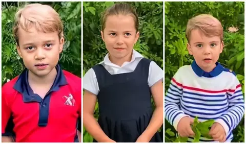 Prințul George, Prințesa Charlotte și Prințul Louis sunt protagoniștii unor noi fotografii adorabile