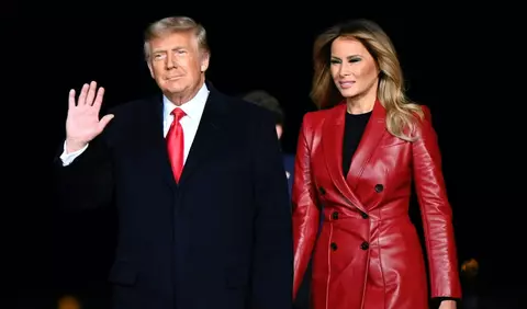 Donald și Melania Trump, ultimul portret oficial de Crăciun
