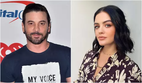 Un nou cuplu de vedete! Skeet Ulrich și Lucy Hale au fost surprinși sărutându-se în Los Angeles