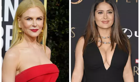 Nicole Kidman, moment tensionat cu Salma Hayek la prezentarea de modă Balenciaga. La ce gest ar fi recurs actrița
