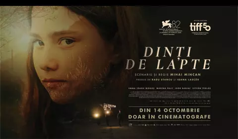 "Dinți de lapte", filmul regizat de Mihai Mincan, se va vedea în cinematografe din 14 octombrie