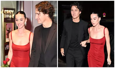 Katy Perry și Justin Trudeau, apariție rară împreună. Celebrul cuplu a participat la Forumul Economic Mondial de la Davos