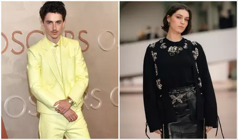 Timothée Chalamet, fotografiat în compania actriței de origine română Anamaria Vartolomei. Cum au fost surprinși cei doi părăsind un hotel din Paris