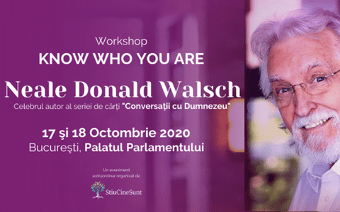 Neale Donald Walsch vine în România în 2020