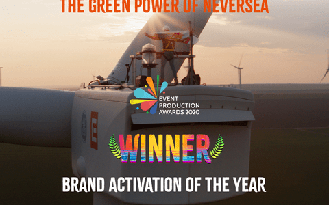 Campania ”The green power of Neversea” a luat premiul cel mare, la The Event Production Awards, de la Londra