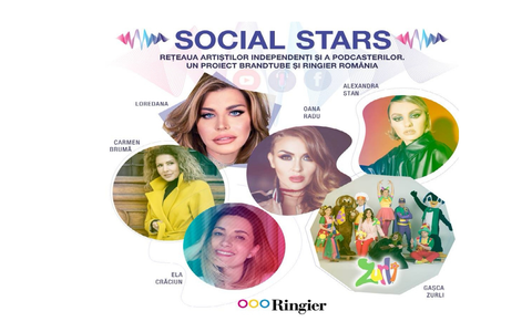 [Comunicat] Ringier si BrandTube lansează Social Stars – un proiect colaborativ între artiști independenți, creatori de conținut, podcastari și site-uri locale de conținut