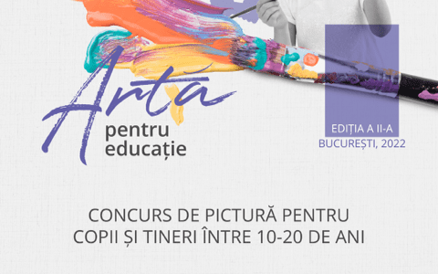 #ArtăPentruEducație este despre copii și tineri care își găsesc calea prin pictură