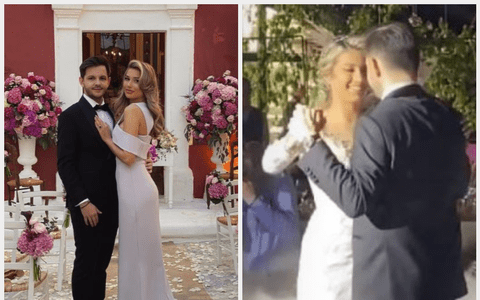 Fiica lui Anghel Iordănescu s-a măritat. Primele imagini de la nunta de lux