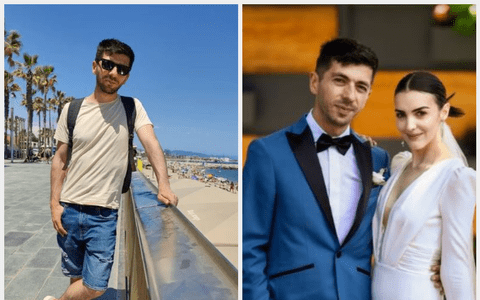 Mircea Bravo și iubita lui, Georgiana, s-au căsătorit. Primele imagini de la nuntă 