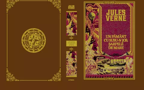 ”Un pământ cu susu-n jos. Șarpele de mare”, din colecția Jules Verne, două povestiri fantastice, cu final neașteptat