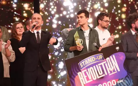 Sergiu Mirică a câștigat primul sezon Stand-Up Revolution și premiul de 20.000 de euro: "Cine v-a zis că asta îmi doresc?"