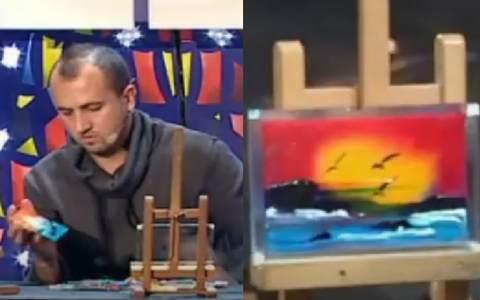 Cum arată și cu ce se ocupă acum Petrică Hârțescu, pictorul fără un picior de la Românii au talent: „Trec printr-o perioadă foarte bună”