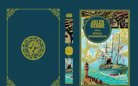 ”Școala Robinsonilor”, din colecția Jules Verne, un roman de aventuri tragicomic