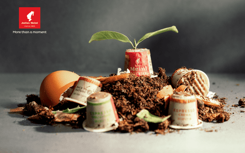 Aroma vieneză a cafelei Julius Meinl poate fi savurată acum în capsule 100% compostabile domestic, compatibile Nespresso®*