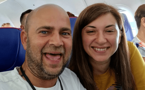 Cum arată și cu ce se ocupă Irina, soția lui Cosmin Seleși. Cei doi au lucrat împreună la Antena 1