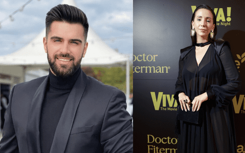 Alex Leonte a venit cu noua iubită, Manuela Lupașcu, la Petrecerea VIVA! 2023. Cei doi au fost surprinși într-o ipostază romantică