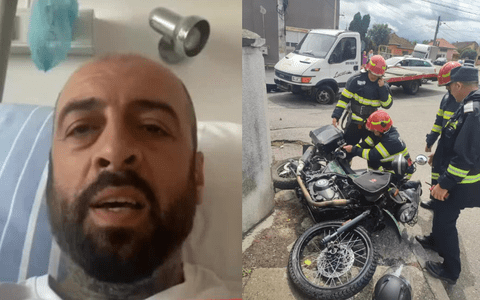 Cum se simte CRBL, după ce a provocat un accident rutier în Hunedoara. Declarații de pe patul de spital: „Îmi învăț lecțiile. Nu sunt un teribilist și vreun rebel”