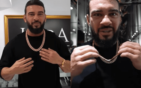 Dorian Popa și-a cumpărat un colier din aur, cu 2.100 de diamante: „A venit și la mine Moș Nicolae. Nu mă așteptam să iasă în halul ăsta de frumos”