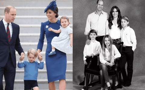 Prințul William și Kate Middleton, ironizați după ședința foto pentru felicitările de Crăciun, alături de copiii lor: „Nu s-a folosit Photoshop”