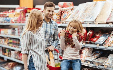 Raionul de dulciuri din supermarket - conform căror principii sunt aranjate produsele la raft?