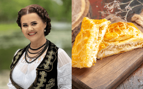 Rețeta de plăcintă cu brânză a Niculinei Stoican. Chef Gheorg i-a dezvăluit ingredientul secret: „Așa m-a învățat”