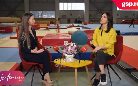 Andreea Răducan, prima invitată din emisiunea GSP "La feminin". A vorbit despre cel mai greu moment din carieră: "A fost extrem de dificil și spun asta la o diferență de 20 și ceva de ani"