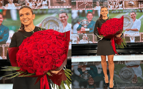 Simona Halep, apariție elegantă la TV, după ce i s-a redus suspendarea. Cât costă ținuta pe care a purtat-o: a îmbrăcat o rochie Valentino și pantofi Dior