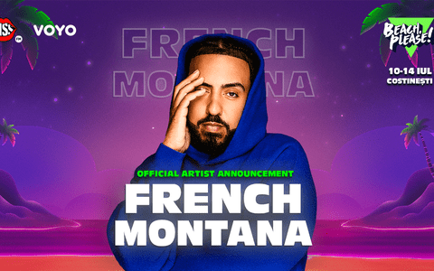 Iconul hip-hop French Montana se alatură lineup-ului de superstaruri la BEACH,PLEASE! Festival