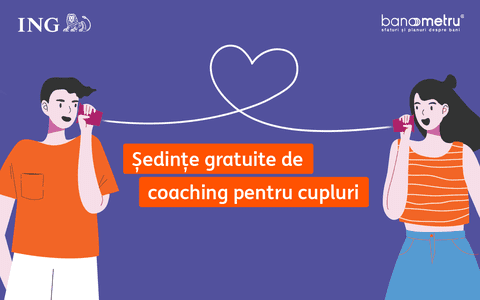 Ședințe gratuite de coaching financiar, speciale pentru cupluri: Îmbunătățiți-vă relația cu Banometru & ING!