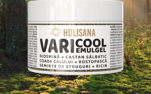 VariCool Emulgel de la Holisana - Un emulgel pentru varice și picioare umflate