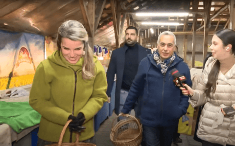 Călin Georgescu a purtat o geacă de 1.500 de lei, a unui brand german, când a mers la cumpărături în piață. Marian Godină l-a ironizat: "Se poate lipi un tricolor românesc cu scai pe ea"