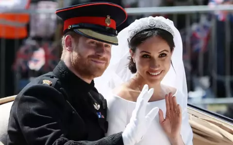 Meghan Markle a publicat imagini nemaivăzute de la nunta ei cu Prințul Harry. Ducii de Sussex, momente de tandrețe pe ringul de dans