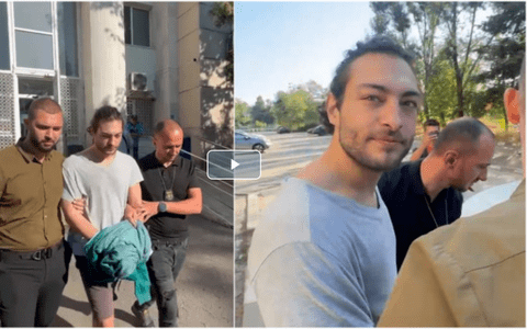 Imagini cu Toto Dumitrescu, încătușat de polițiști, după ce a fugit de la locul accidentului din Primăverii. Primele declarații: "M-am speriat, nu am consumat droguri!"