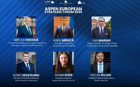 Aspen European Strategic Forum 2025, pe 19 septembrie, la București. Dialog strategic cu Mircea Geoană, Ionuț Moșteanu și invitați internaționali