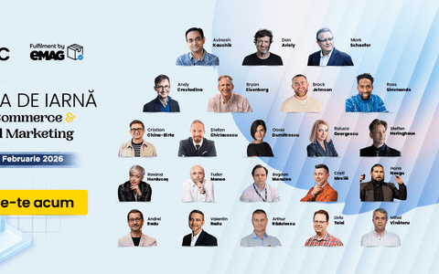 Școala de Iarnă GPeC 11-14 februarie: 16 sesiuni de Cursuri de E-Commerce & Digital Marketing cu 7 speakeri internaționali și 15+ specialiști locali