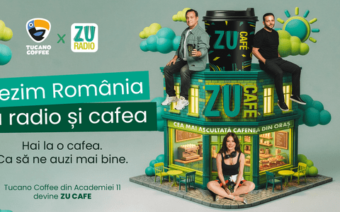 Radio ZU transformă Tucano Coffee - Academiei  în ZU CAFE