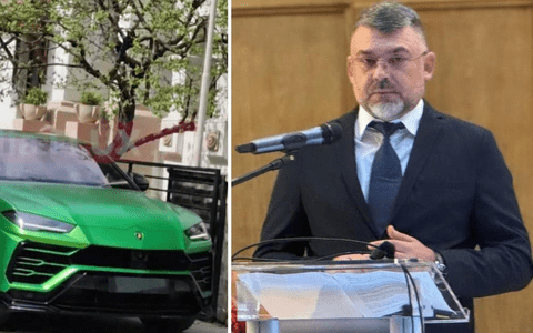 Șeful ITM Bucureşti, demis după ce a apărut la volanul unui Lamborghini de 300.000 de euro. Bolidul nu apare în declarația de avere / Explicațiile lui Costel Grojdea