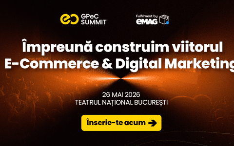 GPeC SUMMIT 26 Mai 2026 - Conferință, Expo și Networking cu 800+  actori relevanți din E-Commerce și Digital Marketing