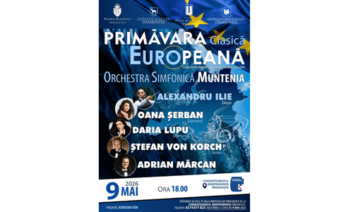 Tenorul ŞTEFAN von KORCH revine la Târgovişte în concertul „Primăvara Clasică Europeană” pe 9 Mai 