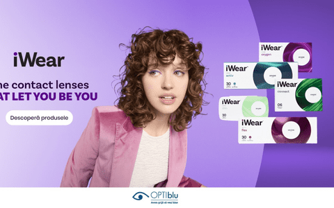 OPTIblu lansează în România iWear, noua gamă de lentile de contact