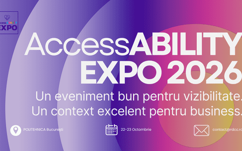 AccessABILITY Expo revine la București: AI, tehnologie și soluții concrete pentru o societate mai accesibilă
