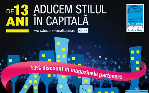 Primul mall din Romania  aniverseaza 13 ani