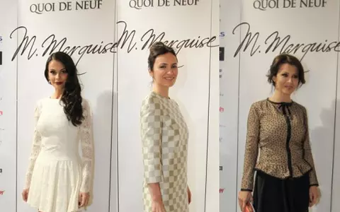 Anca Serea, Simona Pătruleasa şi Maria Marinescu la o lansare de modă