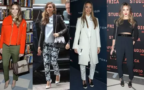 Modă: Învaţă de la Jessica Alba cum să porţi pantaloni primăvara asta
