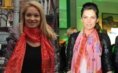 Vedetele adoră eşarfele create de Malvina Cservenschi