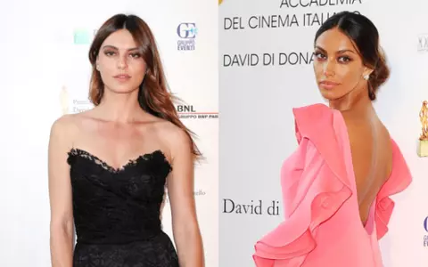 Mădălina Ghenea şi Catrinel Menghia la Premiile David di Donatello