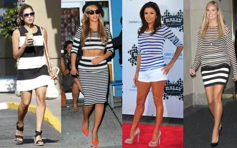 Moda verii: Vedetele s-au îndrăgostit de printul cu dungi! 