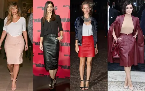 Fusta din piele, o piesă vestimentară la modă toamna asta